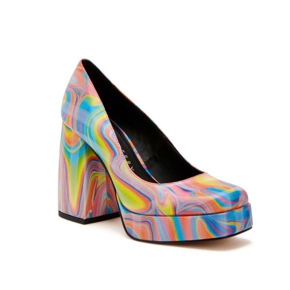 Katy Perry The Uplift Platform Pump, Rainbow Multi Size 11M /41 NWT (Sold Out) - Picture 10 of 10